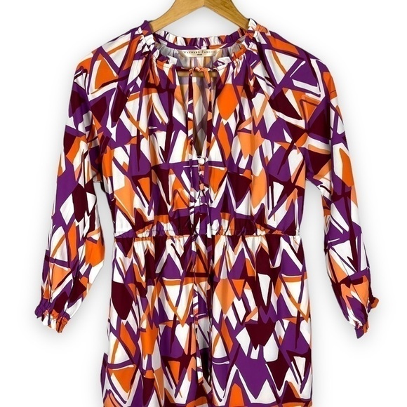 4 for $40 SALE! Wayward Fancies by eShakti Abstract Dress, Maroon Multi, Size 6 - Picture 5 of 13